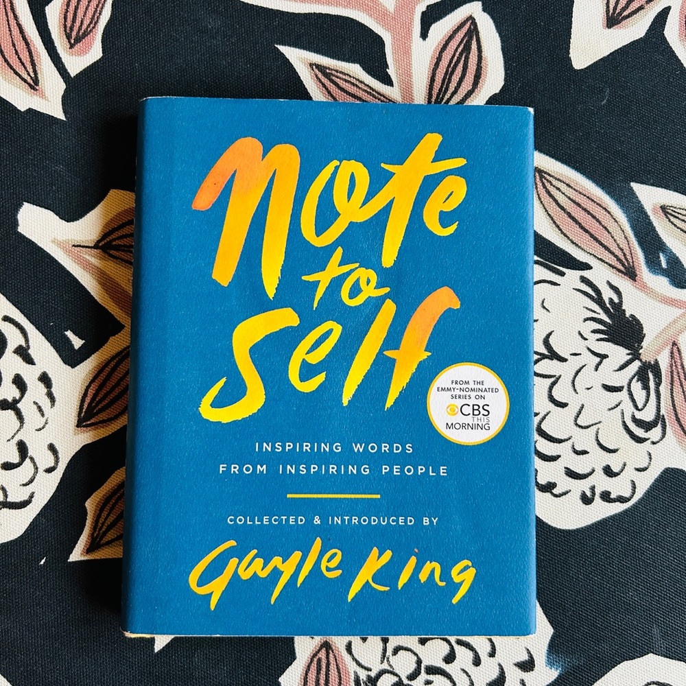 Note to Self Hardcover Gayle King - Inspiring Letters & Wisdom - Picture 2 of 5